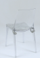 Комплект прозрачных стульев с подушками Scab Design Vanity Set 2 поликарбонат, полиэстер прозрачный, светло-серый Фото 6