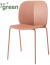 Стул пластиковый Scab Design Mentha Go Green сталь, технополимер карамельный Фото 2