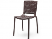 Стул пластиковый плетеный PEDRALI Tatami стеклопластик коричневый Фото 4