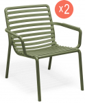 Комплект пластиковых кресел Doga Relax Set 2