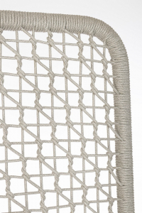 Ширма декоративная Garden Relax Babilo алюминий, роуп белый, серый Фото 5