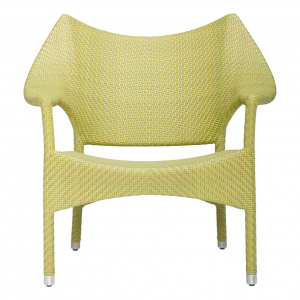 Кресло лаунж плетеное JANUS et Cie Amari алюминий, искусственный ротанг бамбуковый зеленый Фото 4