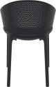 Кресло пластиковое Siesta Contract Sky Pro стеклопластик, полипропилен черный Фото 5
