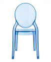 Стул прозрачный детский Siesta Contract Baby Elizabeth поликарбонат голубой Фото 9