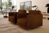 Диван модульный Rivolta Palace дерево, металл, пенополиуретан, кожа Фото 11