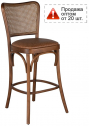 Стул барный с обивкой Caris Monet граб, соломка, ткань Фото 1