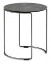 Столик кофейный PEDRALI Circuit сталь, компакт-ламинат HPL титановый, черный каменный Фото 1