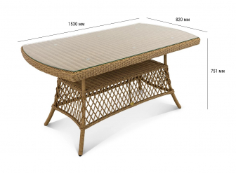 Стол плетеный обеденный-thumbs-Фото3