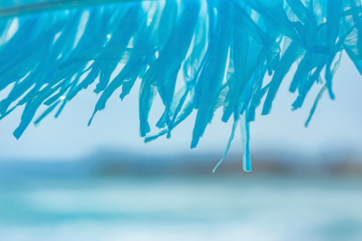 Зонт профессиональный Ø2.2 м CiCCAR Maldive алюминий, морской акрил, рафия Фото 18