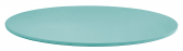 Столешница круглая PEDRALI Steel МДФ, сталь голубой Фото 1