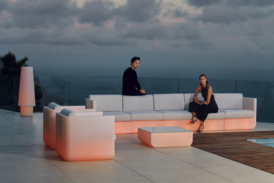 Модуль центральный с подушкой Vondom Ulm Basic полиэтилен, ткань Фото 7