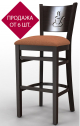 Стул деревянный с обивкой барный Россия Эпсилон бук, ткань Фото 1