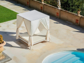 Шатер с лежаками DFN Canopo  алюминий, искусственный ротанг, ткань Фото 5