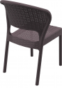 Стул пластиковый плетеный Siesta Contract Daytona стеклопластик коричневый Фото 13