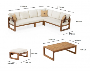 Комплект деревянной мебели-thumbs-Фото3