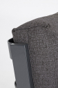 Комплект металлической лаунж мебели Garden Relax Truman алюминий, ткань антрацит Фото 10