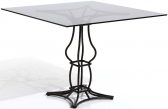 Стол обеденный стеклянный DFN Sirio железо, закаленное стекло Фото 1