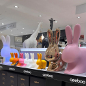 Стул пластиковый детский Qeeboo Rabbit Baby Metal Finish полиэтилен медный Фото 17