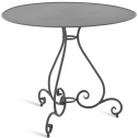 Стол металлический обеденный Unopiu Aurora железо графит Фото 1