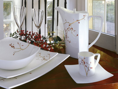 Чайный сервиз Royal Bone China Calista iris фарфор белый Фото 1