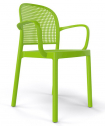 Кресло пластиковое Gaber Panama B полимер-сталь, технополимер зеленый Фото 3