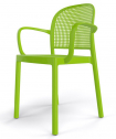 Кресло пластиковое Gaber Panama B полимер-сталь, технополимер зеленый Фото 5