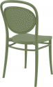 Стул пластиковый Siesta Contract Marcel стеклопластик оливковый Фото 6