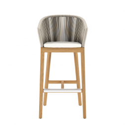 Кресло барное плетеное с подушкой-thumbs-Фото4