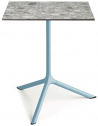 Стол ламинированный обеденный Scab Design Tripe Maxi сталь, компакт-ламинат HPL голубой, зернистый Фото 1