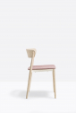 Стул деревянный с мягким сиденьем PEDRALI Nemea алюминий, ясень, фанера, ткань Фото 4