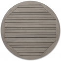 Столешница деревянная круглая POINT Weathered Teak тик выветренный Фото 1