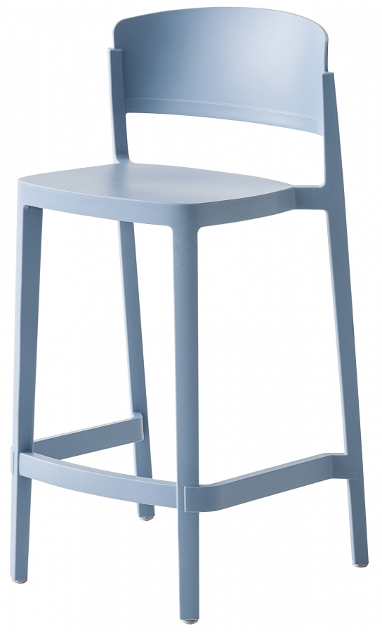 Стул пластиковый полубарный Abuela Stool 67