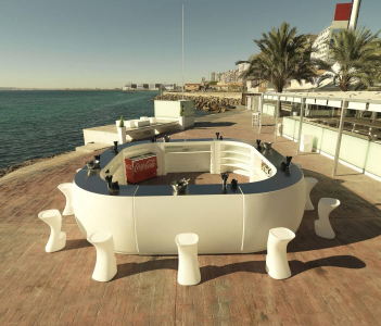 Стул пластиковый барный Vondom Noma Basic полиэтилен Фото 19