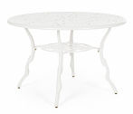 Стол металлический обеденный Garden Relax Victoria алюминий белый Фото 1