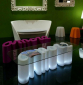 Стол дизайнерский светящийся SLIDE Amore Table Lighting LED полиэтилен, закаленное стекло Фото 3