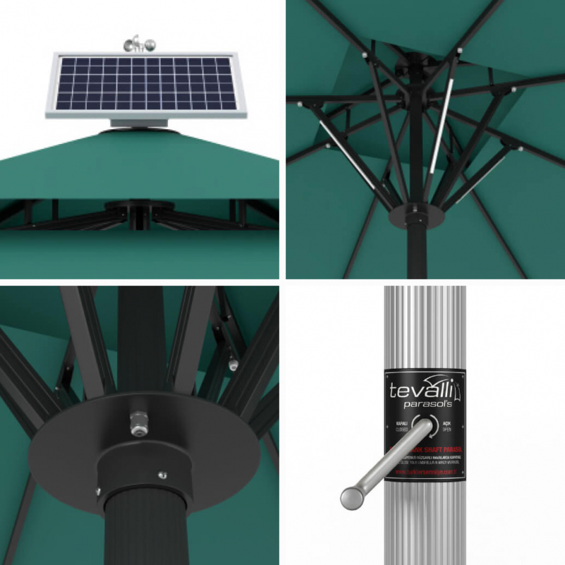 Зонт профессиональный 4х4 м Atlantic Solar