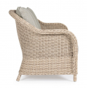 Диван плетеный с подушками Garden Relax Aditya алюминий, искусственный ротанг, олефин натуральный, бежевый Фото 6