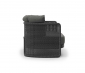 Диван двухместный с подушками SNOC Miura Nightfall алюминий, роуп, олефин черный Фото 4