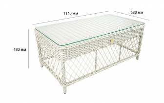 Столик плетеный кофейный-thumbs-Фото3