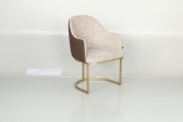 Кресло металлическое с обивкой Caris Hernes металл, фанера, ткань Фото 35