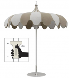 Зонт пляжный профессиональный Ø2.4 м-thumbs-Фото1