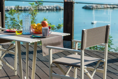 Стол обеденный металлический Magnani Aluminium Table алюминий Фото 8