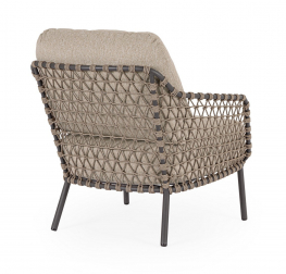 Кресло лаунж плетеное с подушками-thumbs-Фото3