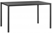 Стол обеденный ламинированный Nardi Piave 120х70 алюминий, компакт-ламинат HPL антрацит Фото 1