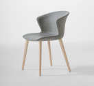 Стул с обивкой Kastel Kicca Plus дерево, ткань Фото 3