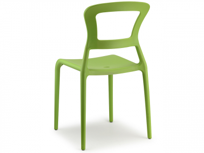 Стул пластиковый Scab Design Pepper стеклопластик зеленый Фото 1
