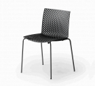 Стул пластиковый Gaber Fuller металл, технополимер черный Фото 1