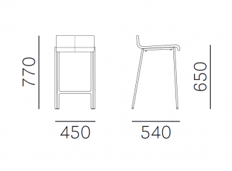 Стул полубарный с обивкой-thumbs-Фото3