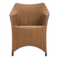 Кресло плетеное JANUS et Cie Amari алюминий, искусственный ротанг карамельный Фото 4