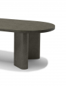 Стол обеденный бетонный SNOC Huxley бетон угольный Фото 3